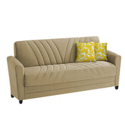 Francis 3 Seater Sofa Set for Living Room (Cream) Fabric