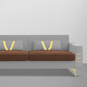 Ivary 3 Seater Sofa Set for Living Room (Black Colour) Premium Fabric Sofa