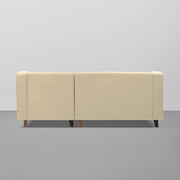 Lifestyle 4 Seater LHS L Shape Sofa Set for Living Room - (Cream Fabric) Premium Fabric Sofa Set