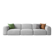 Amaco Modern Velvet Sofa, Tufted Design Upholstered 3 Seater Sofa Set for Living Room, (Black Colour) Premium Velvet Fabric Sofa