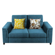 Nancy 2 Seater Sofa Set for Living Room | Color - Brown Grey
