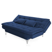 Danny 3 Seater Sofa Cum Bed for Living Room Premium Fabric Sofa for Living Room (Black Colour Premium Fabric)