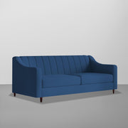 Mobius 3 Seater Sofa Set for Living Room (Blue Colour Sofa) Premium Fabric Sofa for Living Room