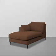 Cortina LHS 4 Seater L Shape Sofa Set for Living Room (Brown Fabric) Premium Fabric Sofa