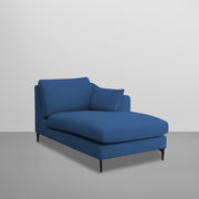 Cortina RHS 4 Seater L Shape Sofa Set for Living Room (Blue Fabric) Premium Fabric Sofa