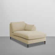 Cortina RHS 4 Seater L Shape Sofa Set for Living Room (Cream Fabric) Premium Fabric Sofa