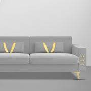 Ivary 3 Seater Sofa Set for Living Room (Black Colour) Premium Fabric Sofa