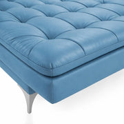 Danny 3 Seater Sofa Cum Bed Leatherette Fabric (Black) with Two Cushions Perfect for |Home Living |Office Room and Guest Room Premium Sofa