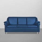 Scott 3 Seater Sofa Set for Living Room (Blue Fabric) Premium Fabric Sofa