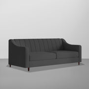 Mobius 3 Seater Sofa Set for Living Room (Black Colour Sofa) Premium Fabric Sofa for Living Room