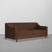 Mobius 3 Seater Sofa Set for Living Room (Brown Colour Sofa) Premium Fabric Sofa for Living Room