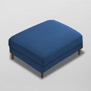 Casaliving Stanly LHS 4 Seater L Shape Sofa with Center Table for Living Room (Blue Fabric)