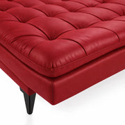 Danny 3 Seater Sofa Cum Bed Leatherette Fabric (Black) with Two Cushions Perfect for |Home Living |Office Room and Guest Room Premium Sofa