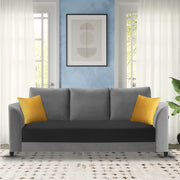 Francy 3 Seater Sofa Set for Living Room | (Turquise Fabric)