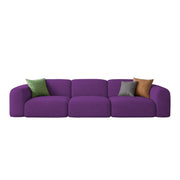 Amaco Modern Velvet Sofa, Tufted Design Upholstered 3 Seater Sofa Set for Living Room, (Black Colour) Premium Velvet Fabric Sofa