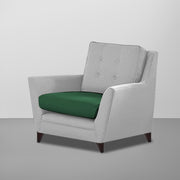 Slove 3 +1 + 1 Seater Sofa Set for Living Room | Color - Cream Black | Premium Fabric Sofa