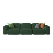 Amaco Modern Velvet Sofa, Tufted Design Upholstered 3 Seater Sofa Set for Living Room, (Black Colour) Premium Velvet Fabric Sofa
