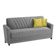 Francis 3 Seater Sofa Set for Living Room (Grey) Fabric