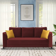 Francy 3 Seater Sofa Set for Living Room | (Turquise Fabric)