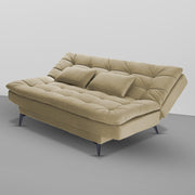 Danny 3 Seater Sofa Cum Bed for Living Room Premium Fabric Sofa for Living Room (Black Colour Premium Fabric)