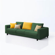 Minta 3 Seater Sofa Set for Living Room (Green Colour Fabric) Premium Fabric Sofa