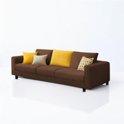 Minta 3 Seater Sofa Set for Living Room (Brown Colour Fabric) Premium Fabric Sofa