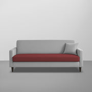 Premium Valkyrie 3 Seater Sofa Set 3 Seater Modern Sofa Set for Living Room (Maroon Grey Color Fabric)