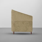 Casaliving Doraldo 3 Seater Sofa Cum Bed for Living Room (Cream Fabric) Premium Fabric Sofa