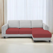 Casaliving Logan RHS 4 Seater L Shape Sofa Set for Living Room (Blue Black Fabric) Premium Fabric Sofa