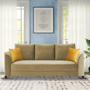 Francy 3 Seater Sofa Set for Living Room | (Turquise Fabric)