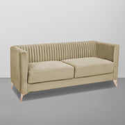 Ember 3 Seater Sofa Set for Living Room (Cream Colour) Premium Fabric Sofa