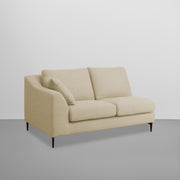 Cortina RHS 4 Seater L Shape Sofa Set for Living Room (Cream Fabric) Premium Fabric Sofa