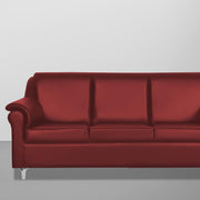 Scott 3 Seater Sofa Set for Living Room (Maroon Fabric) Premium Fabric Sofa