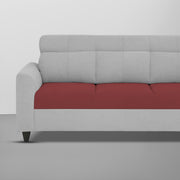 Marco 3 Seater Sofa Set for Living Room (Maroon Grey Colour) Premium Fabric Sofa