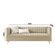 Jarvis 3 Seater Sofa Set for Living Room (Dark Grey Fabric) | Premium Fabric Sofa Set