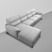 Janifer LHS 6 Seater L Shape Sofa Set for Living Room (Grey Colour) Premium Fabric Sofa Set