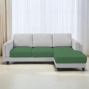 Casaliving Logan RHS 4 Seater L Shape Sofa Set for Living Room (Blue Black Fabric) Premium Fabric Sofa