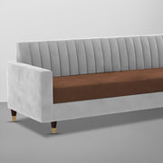 Garcia 3 Seater Sofa Set for Living Room (Blue Black Colour) Premium Fabric Sofa