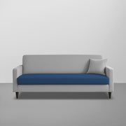Premium Valkyrie 3 Seater Sofa Set 3 Seater Modern Sofa Set for Living Room (Blue Grey Color Fabric)