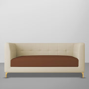 Magnus 3 Seater Sofa Set for Living Room (Cream Brown Colour) Premium Fabric Sofa