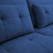 Treshta 3 Seater Pull-Out Premium Fabric Sofa Cum Bed Sofa Set for Living Room (Black Fabric Color) Premium Fabric Sofa Set for Living Room Sofa Cum Bed