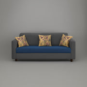 Lifestyle 3 Seater Sofa for Living Room (Black Colour Fabric)