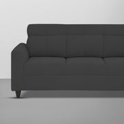 Marco 3 Seater Sofa Set for Living Room (Black Colour) Premium Fabric Sofa