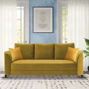Francy 3 Seater Sofa Set for Living Room | (Turquise Fabric)