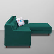 Lifestyle 4 Seater RHS L Shape Sofa Set for Living Room - (Pine Fabric) Premium Fabric Sofa Set