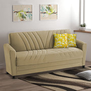 Francis 3 Seater Sofa Set for Living Room (Cream) Fabric