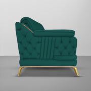 Falconar 3 Seater Sofa Set for Living Room (Pine Fabric) Premium Fabric Sofa