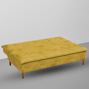Calvin 3 Seater Sofa Cum Bed for Living Room (Black Fabric) Premium Fabric Sofa