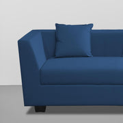 Casaliving Amida 2 Seater Sofa Set for Living Room (Blue Colour) Premium Fabric Sofa