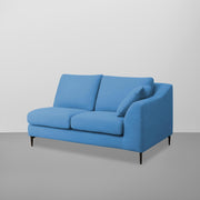 Cortina LHS 4 Seater L Shape Sofa Set for Living Room (Turquise Fabric) Premium Fabric Sofa